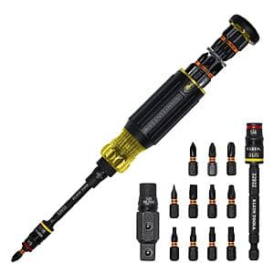 Klein Tools KNECT 16-in-1 Impact-Rated Hybrid Screwdriver/Nut Driver $20