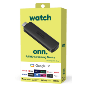 onn. Google TV Full HD Streaming Device $12.95 + Free Store Pickup