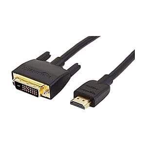 36-Pk 6' Amazon Basics HDMI to DVI Bi-Directional Adapter Cable $9 + Free S&H w/ Amazon Prime