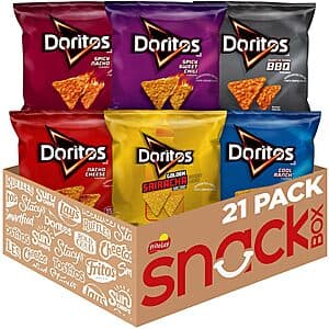 21-Count 1-Oz Doritos Tortilla Chips Variety Pack $8.15 w/ Subscribe & Save