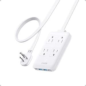 Anker 8-in-1 Charging Station: 4x AC + 4x USB w/ 20W USB-C & 5' Cord $20