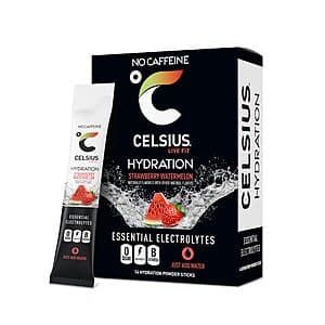 Prime Members: 14-Ct Celsius Hydration Sugar Free Electrolyte Hydration Drink Mix from $8.10 w/ Subscribe & Save + Free S&H