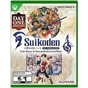 Suikoden I & II HD Remaster (Xbox Series X) $23