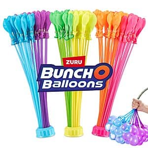 3-Pack Bunch O Balloons Self-Sealing Water Balloons (100+ Balloons) $6.30