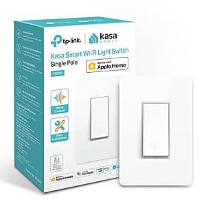 Kasa KS200 Apple HomeKit Smartn Wi-Fi Light Switch $14.35
