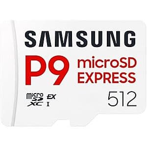 512GB Samsung P9 microSD Express Memory Card $100 + Free S&H