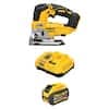 DeWALT 20V MAX XR Brushless Jigsaw w/ 20V/60V 9Ah FLEXVOLT Battery & Charger $229 + Free S&H