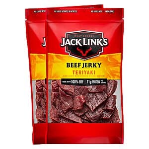 Jacks Links 20% Off: 2-Count 9-Oz Jack Link's Beef Jerky (Teriyaki) $13.15 & More w/ Subscribe & Save