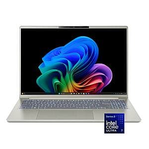 Acer Swift Go 16 AI Laptop: 16” 2K OLED, Core Ultra 7 355, 32GB DDR5, 1TB SSD $900 + Free S&H