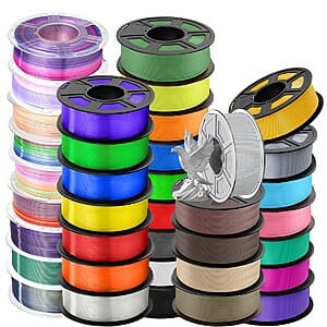 1.1-Kg 1.75mm JAYO 3D Printer Filament: PETG 6 from $54.35, PLA 6 from $53.55 & More + Free Shipping