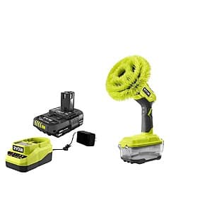 RYOBI ONE+ 18V Cordless VORTEX Power Scrubber Kit w/ 2.0 Ah Battery & Charger $79 + Free S&H