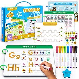 54-Page JUPITEARTH Preschool Learning Activities Set w/ Reusable Pages $11.20
