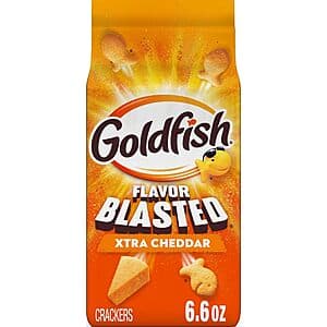 6.6-Oz Goldfish Flavor Blasted Xtra Cheddar Cheese Crackers $1.80 w/ S&S
