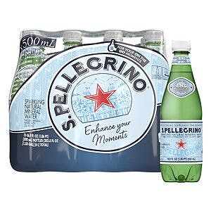 12-Count 16.9-Oz S.Pellegrino Sparkling Natural Mineral Water $9.36 w/ S&S & More + Free Shipping w/ Prime or on $35+