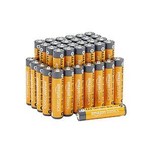 Select Accts: 36-Ct Amazon Basics AAA 1.5V Alkaline Batteries $8.90 w/ S&S