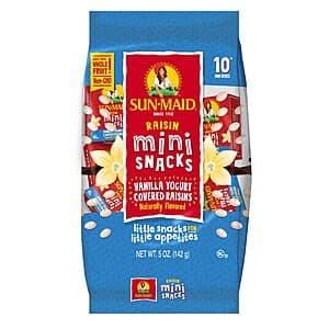 10-Count 0.5-Oz Sun-Maid Vanilla Yogurt Covered Raisins $1.90 w/ Subscribe & Save