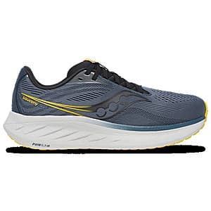 Saucony Men's Ride 18 Running Shoes (Blue/Yellow) $80 + Free S&H