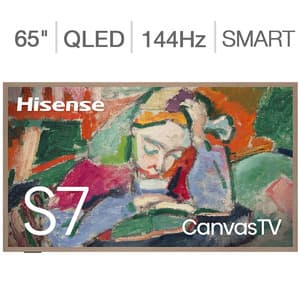 65" Hisense S7 Canvas 4K QLED TV + $100 Costco GC + $100 Google Play GC + 5-Yr Warranty $800 (Costco Members) + Free Shipping