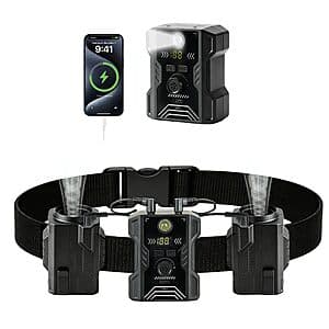 snawowo Rechargeable 16000mAh Waist Fan Belt w/ 2 Fans $25 + Free S&H