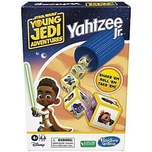 Hasbro Gaming Yahtzee Jr. Star Wars: Young Jedi Adventures Edition $3.30