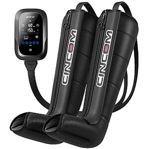 5-Zone CINCOM Cordless Battery-Powered Leg Massager Recovery System (3 Sizes) $150 + Free Shipping