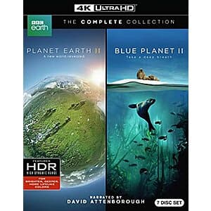 BBC Earth: The Collection: Planet Earth II & Blue Planet II (4K Ultra HD) $24