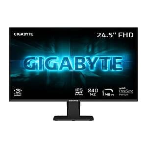 24.5" GIGABYTE GS25F2A 1080p 240Hz 1ms SS IPS Gaming Monitor $80 + Free S&H