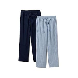 2-Pk Amazon Essentials Men's Relaxed Fit Lounge PJ Pants (Various) $10 + Free S&H w/ Amazon Prime
