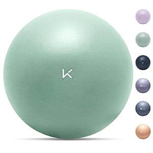 9.8" KEEP Pilates Anti-Burst Small Exercise Ball w/ Pump (Pale Green) $7