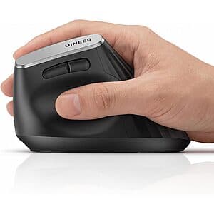 Uineer Wireless Ergonomic Vertical Mouse w/ Tri-Mode Connectivity $12.10