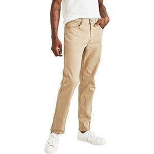 Dockers Men's Straight Fit Jean Cut All Seasons Tech Pants (New British Khaki) $15.90