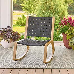 Better Homes & Gardens Ventura Outdoor Handwoven Low Rocking Chair $67 + Free Shipping
