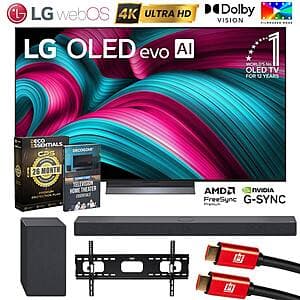 65" LG C5 OLED evo TV + SC9S 3.1.3 Soundbar + 26-Month Warranty $1400 + Free S&H