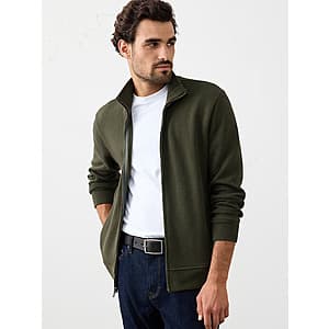 Banana Republic Factory Men's Soft Knit Jacket (Dark Trees) $35 + Free Shipping