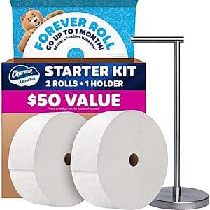 Select Accts: Charmin Toilet Paper Ultra Soft Forever Roll Starter Kit $20
