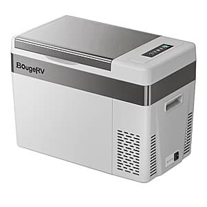 30-Qt BougeRV Portable 12V Car Cooler Refrigerator Freezer $144 + Free S&H