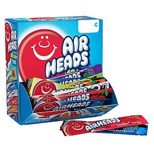 60-Ct 0.55-Oz Airheads Full-Size Candy Bars (6-Flavor Fruit Variety) $9.35 w/ S&S