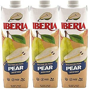 3-Pack 33.8-Oz Iberia Nectar (Pear) $5.65 w/ S&S