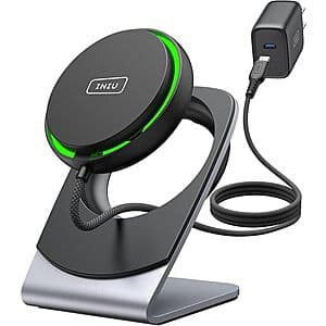 INIU 15W Fast Charging Magsafe Charger Stand $12