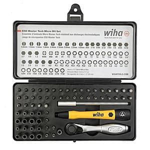 65-Pc Wiha System 4 ESD Safe Master Technician's Ratchet and Micro Bits Set $38.40 + $6.50 S&H