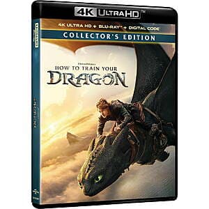 How to Train Your Dragon (2025) (4K Ultra HD + Blu-Ray + Digital) $13 + Free S/H