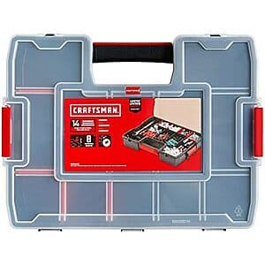 2-Pack 14-Compartment Craftsman Plastic Tool Organizer $15