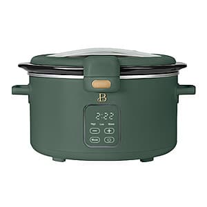 4-Qt Beautiful Digital Slow Cooker w/ Hinged Locking Lid $26.20
