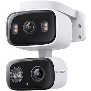 Tapo HybridCam Duo 2K 3MP Indoor/Outdoor Dual Lens Pan/Tilt Security Camera $50 + Free S&H & More