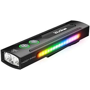 Wurkkos 1200 lumens 6-in-1 Magnetic Flashlight w/ White, Green & UV Light $35 + Free S&H