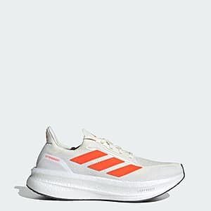 adidas Men's Ultraboost 5X Running Shoes (Off White / Orange, Limited Sizes) $54 + Free S&H