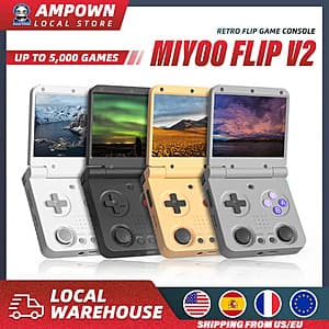 Retro Gaming Handhelds: MagicX Mini Zero 28 $34, Miyoo Flip V2 $38.30 & More + Free Shipping