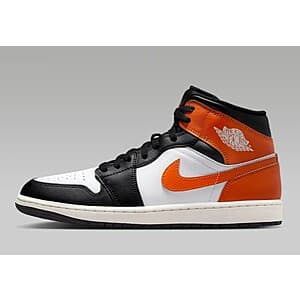 Nike Men's Air Jordan 1 Mid Shoes (Starfish/White/Sail/Black) $70 + Free Shipping