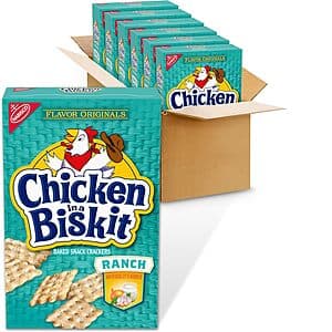 6-ct 7.5-oz Chicken in a Biskit Ranch Baked Snack Crackers $14.20 w/ Subscribe & Save