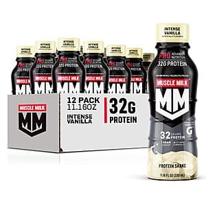 12-pk 11.16-oz Muscle Milk Pro Advanced Nutrition Protein Shake (various) from $21.60 w/ Subscribe & Save